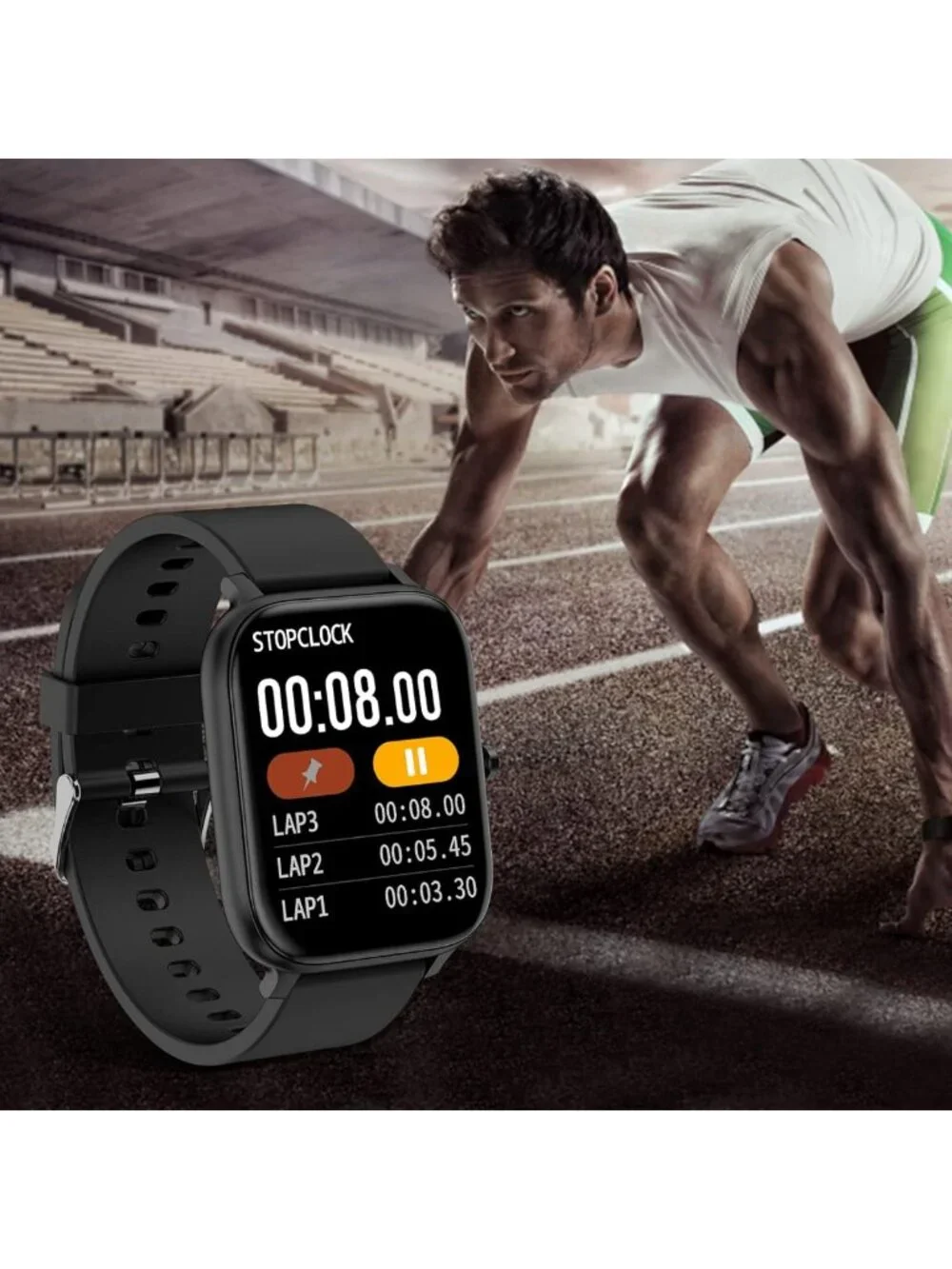 Stylish Smart Watch for Men & Women - 1.69